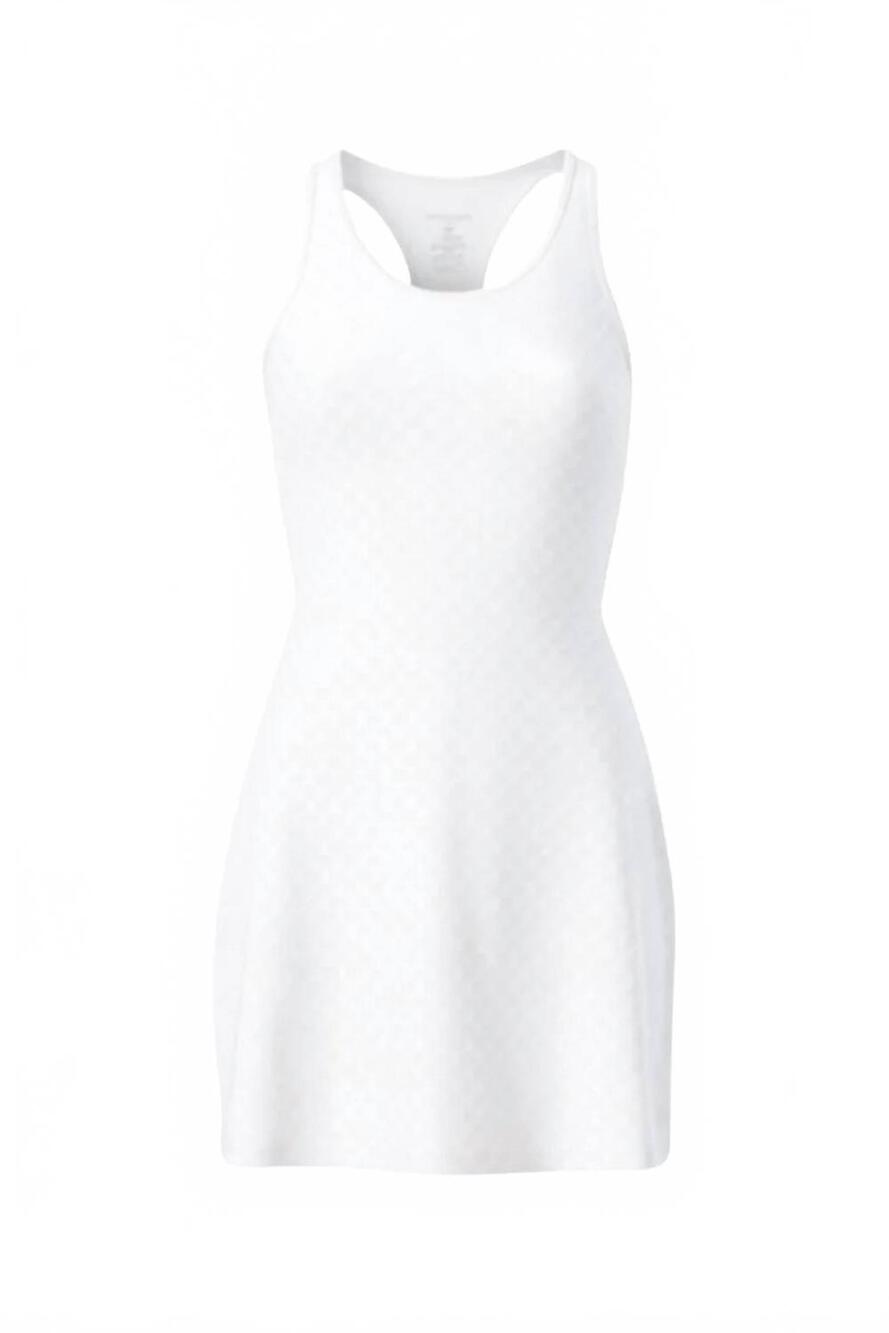 NEW BANDIER women's jacquard cutout dress in white